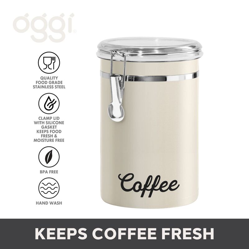Bote De Caf&eacute; Oggi De Acero Inoxidable, 1,8 L, H... image number null