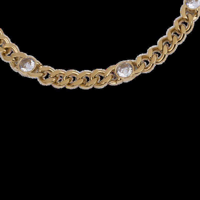 Pulseras Mujer, Cadena Oro 14k Plata Zirconia C... image number null