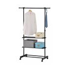 Rack Ajustable con 2 Rejillas Movibles y Ruedas &ndash; Namaro Design