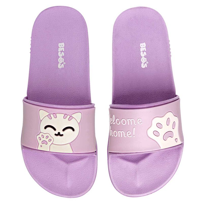 H3 Sandalias Sandalia para mujer lila blanco image number null