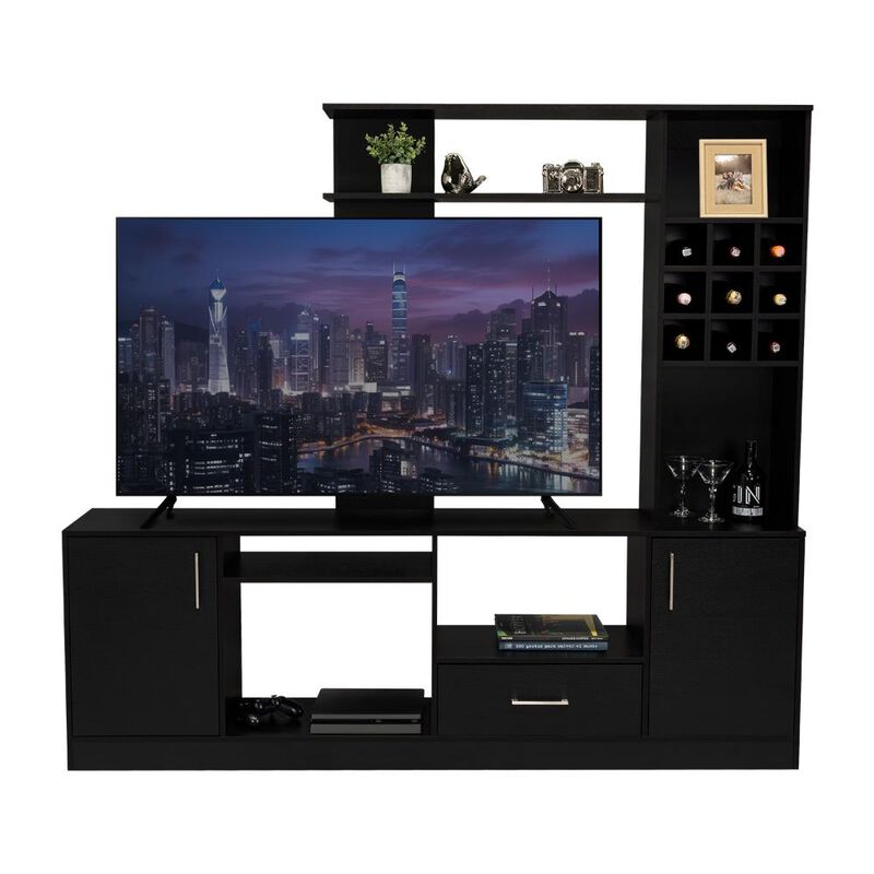 Mesa Para Tv Beijing  Wengue  Para Tv De 60'' V... image number null