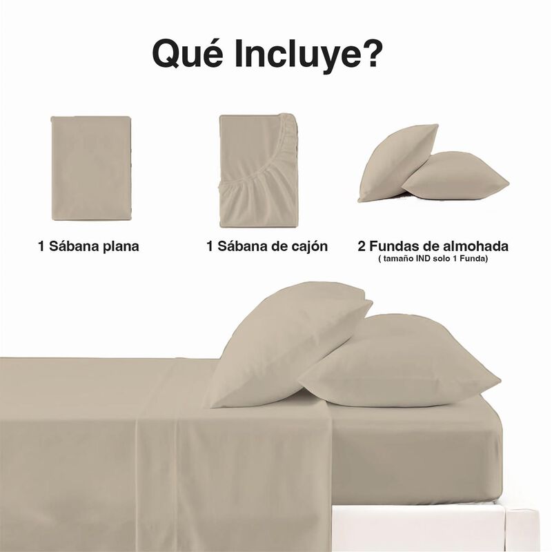 Juego S&aacute;banas King Size Liso Polo One Navy 4pzs... image number null