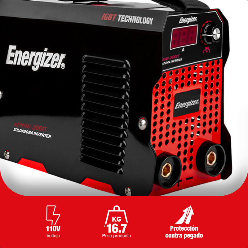 Energizer Mini Soldadora Inverter Portatil 200a... image number null