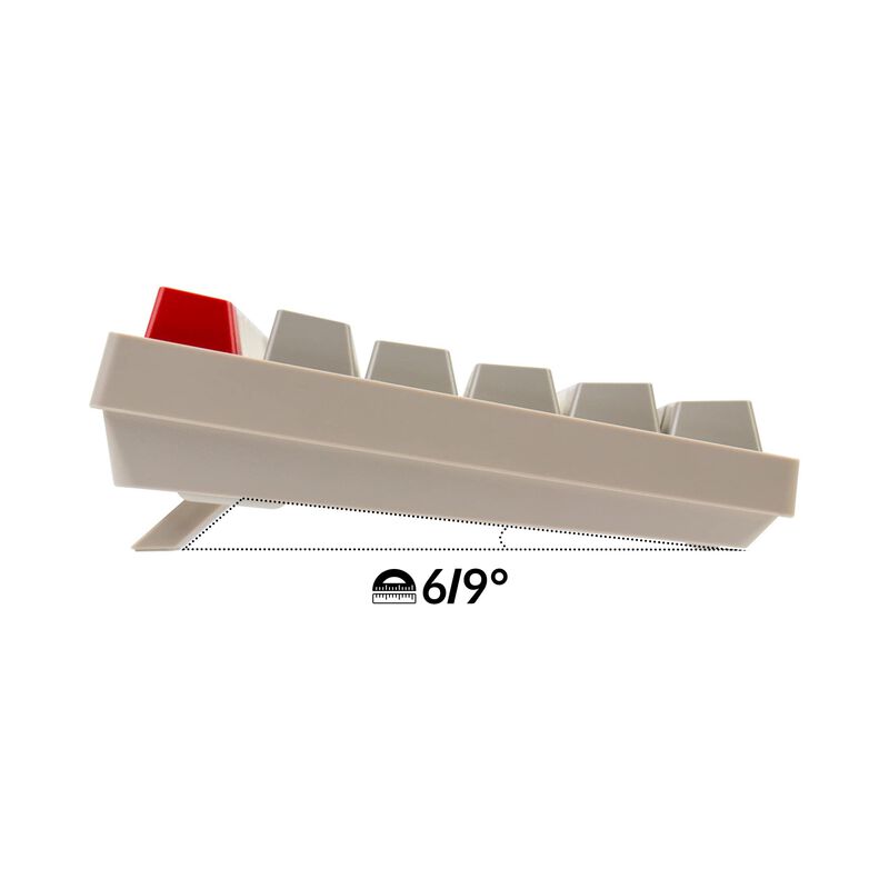 Teclado Keychron C2 Interruptor Mec&aacute;nico Marr&oacute;n... image number null