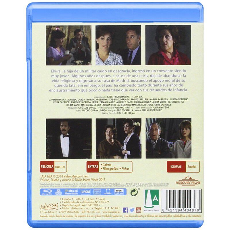Tata M&iacute;a [Blu-ray] (1986) image number null