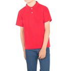 Polo Piqué Infantil/Juvenil Rojo – 100% Algodón | Suave y Cómoda | Para Escuela y Ocasiones Especiales