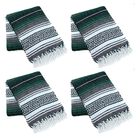 Manta La Montana 188 &times; 127 cm Pack De 4 Verde Bosque/blanco