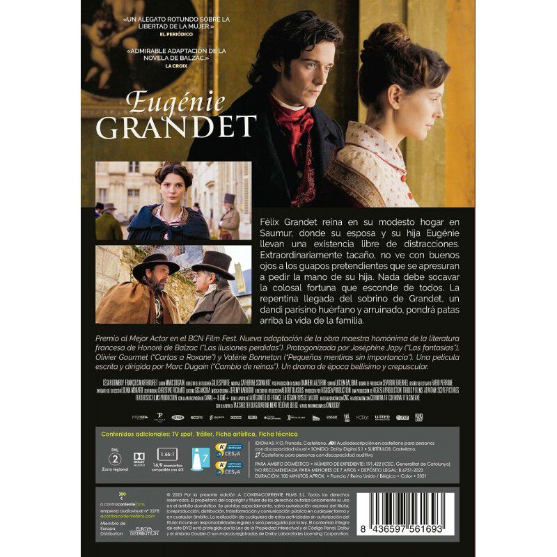 Eug&eacute;nie Grandet [DVD] image number null