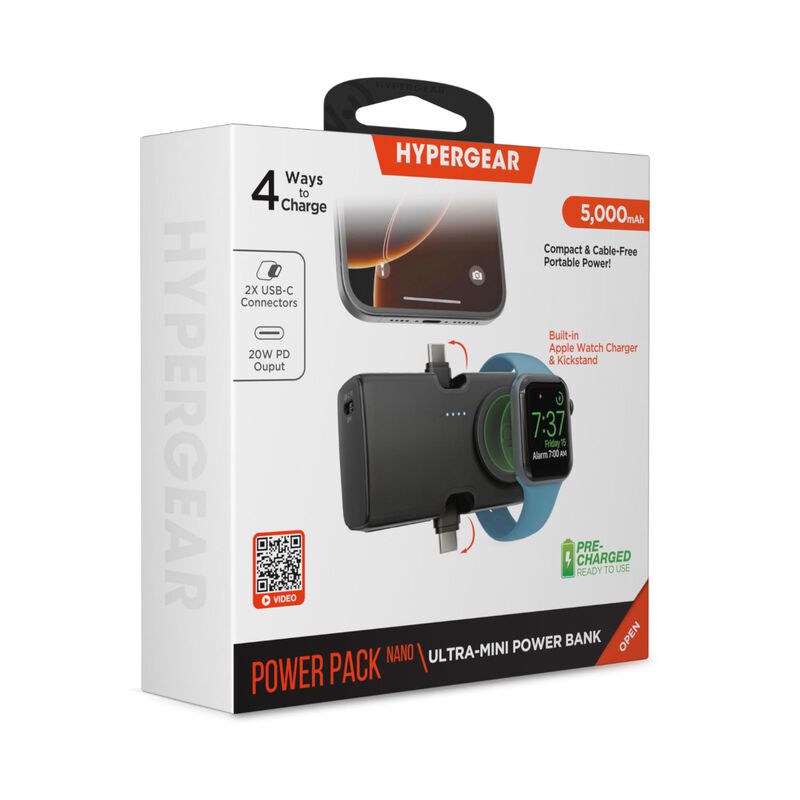 Hypergear Power Bank Nano 5k Negro 20w image number null