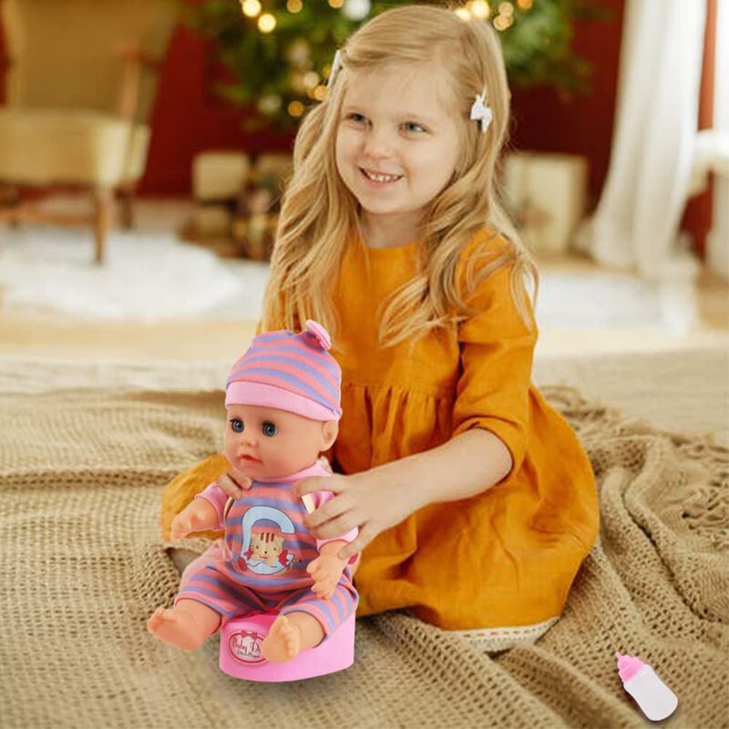 Set De Mu&ntilde;ecas Deao Con Cama Para Cuna, Trona Y... image number null