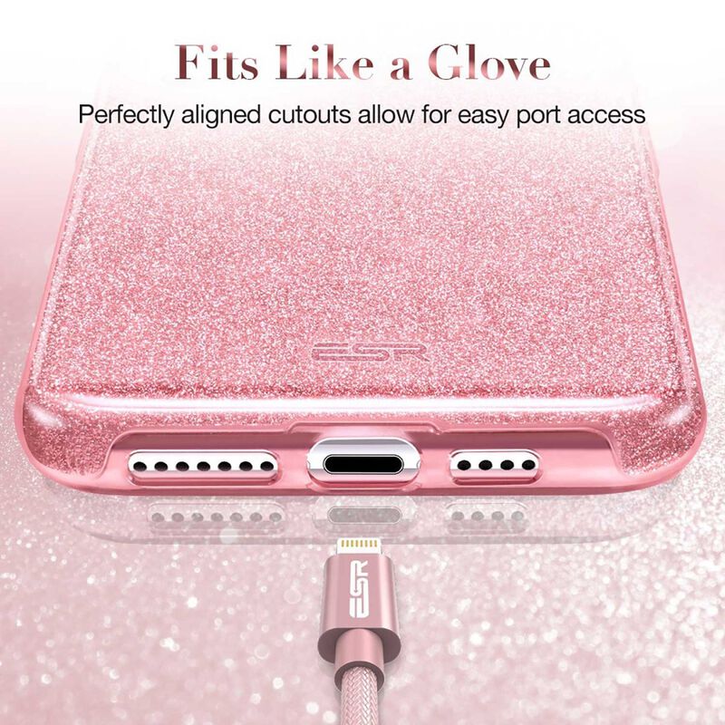 Funda Esr&nbsp;glitter&nbsp;brillos Para Iphone 11 Pro Ro... image number null