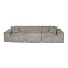 Sof&aacute; Espuma Alta densidad YUGEN Beige 3 plazas JAPANDI