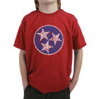 Camiseta Word Art Para Ni&ntilde;o - Tristar de Tennessee - Rojo