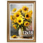 Marco De Fotos Jcjmy 30 &times; 46 cm Dorado Con Paspart&uacute; 11 &times; 17 &ndash; 1 Unidad