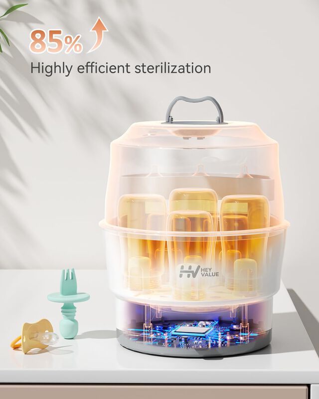 Esterilizador De Botellas Heyvalue F&aacute;cil De Con... image number null