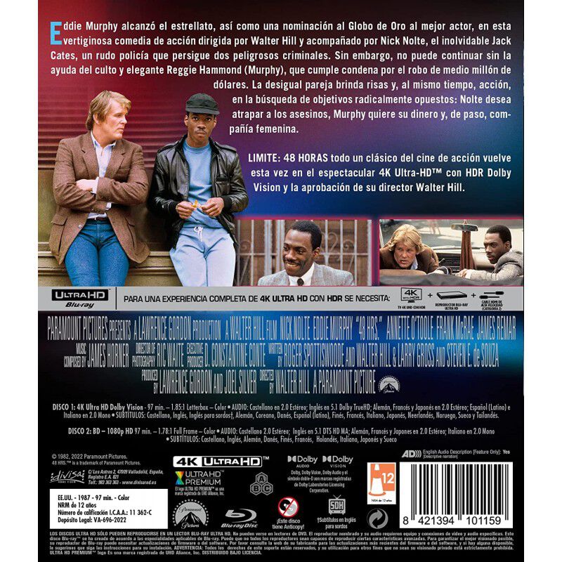 Limite 48 Horas (4K UHD + Blu-ray) [Blu-ray] image number null