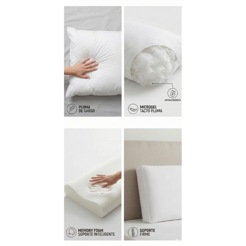 Kit Men&uacute; De Almohadas 4 Pzas: Muestrario Hotel ... image number null