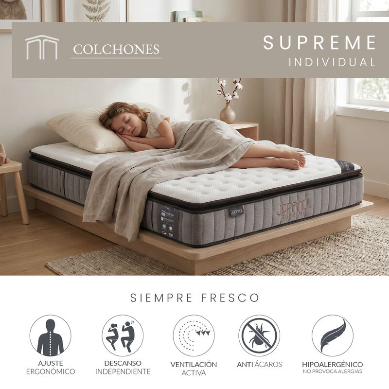 Colch&oacute;n Individual Japandi Supreme Memory Foam ... image number null