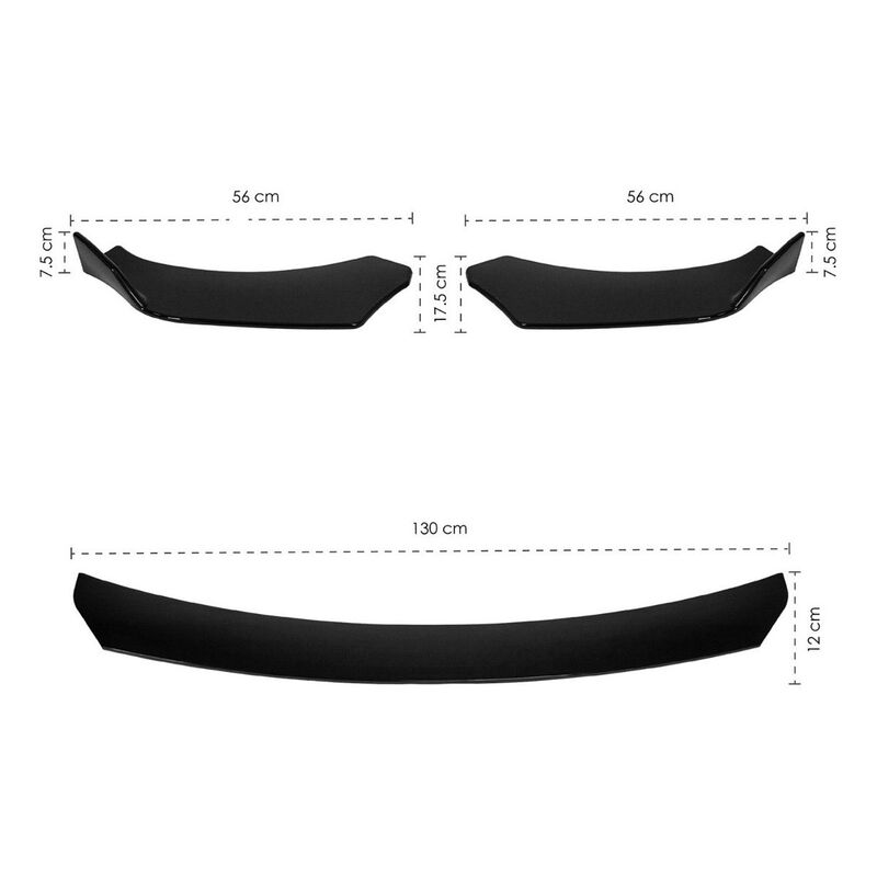 Lip Splitter Delantero Universal Pl&aacute;stico Facia... image number null