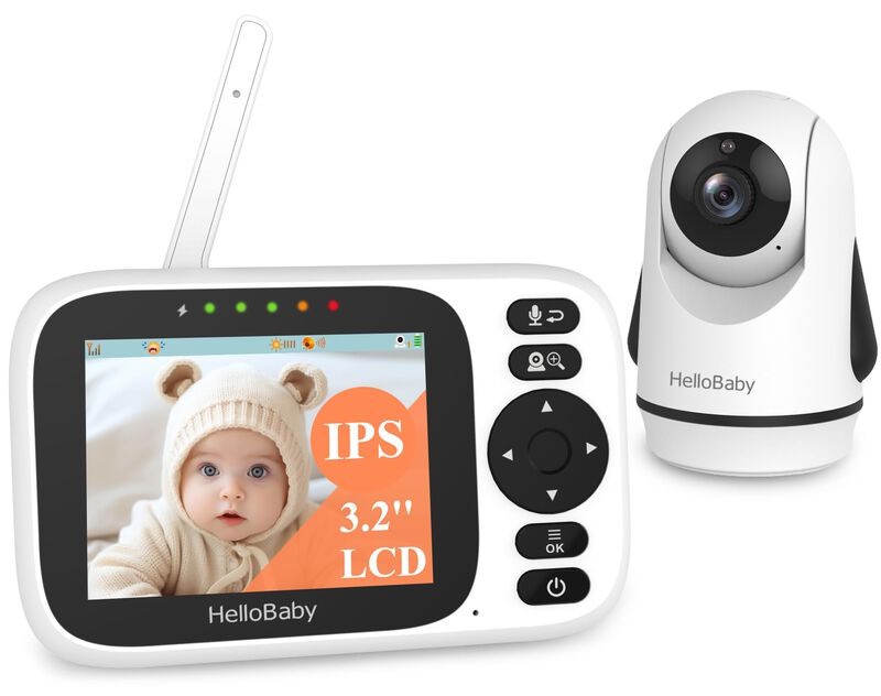 Monitor Para Beb&eacute;s Hellobaby Con Pantalla Ips D... image number null