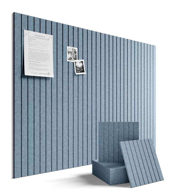Tablero De Fieltro Fluxynara 122 x 91 cm Azul P... image number null