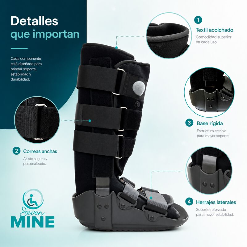 Bota Walker Larga 45cm | Neum&aacute;tica Con Aire Bw-... image number null