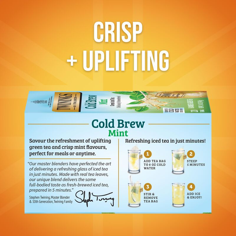 T&eacute; Verde Con Menta Twinings Cold Brew 20 Bolsit... image number null