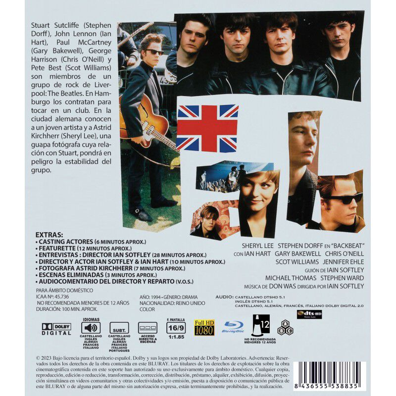 Backbeat [blu-ray] (1994) image number null