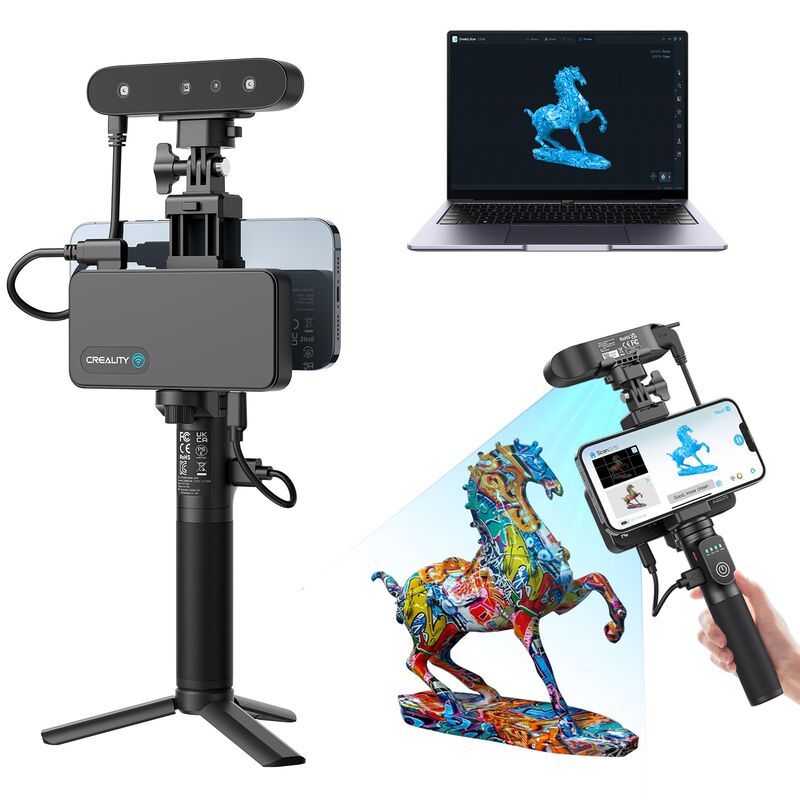 Esc&aacute;ner 3d Creality Ferret Pro Inal&aacute;mbrico 60 F... image number null