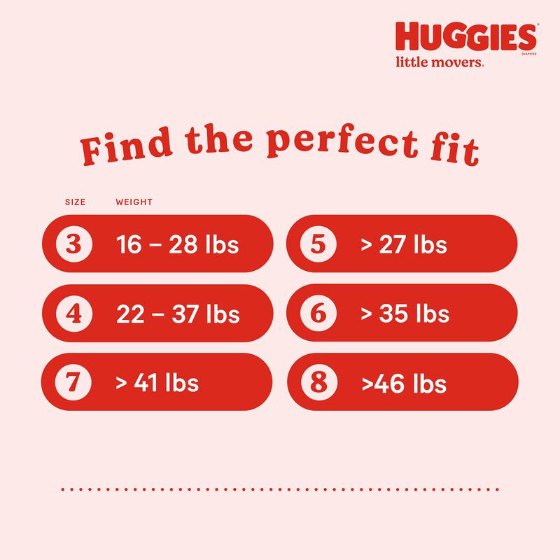 Pa&ntilde;ales Huggies Little Movers Talla 8 (21+ Kg) ... image number null