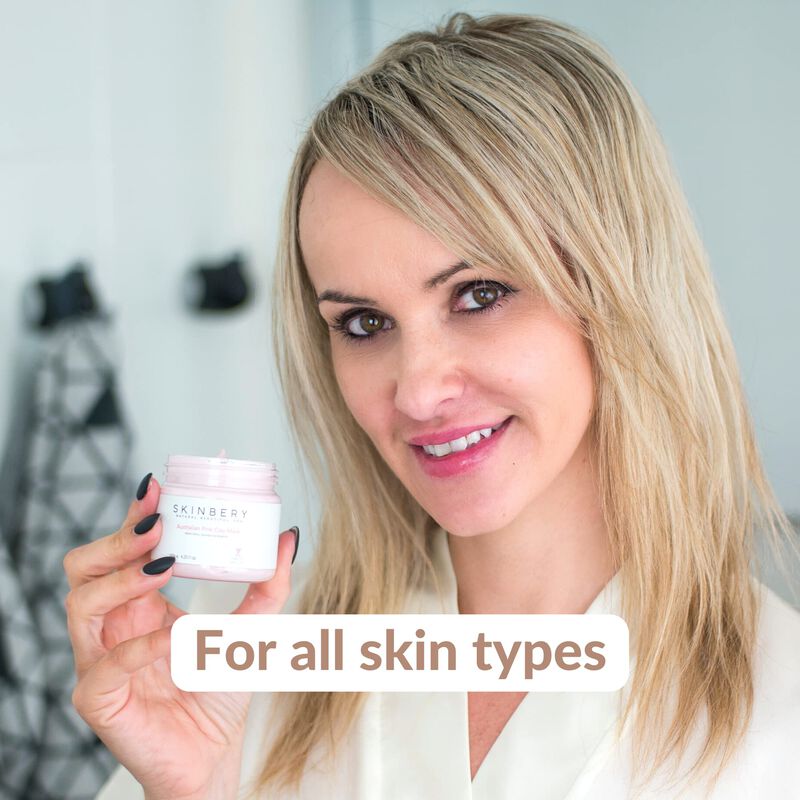 M&aacute;scara Facial Skinbery 120g Arcilla Rosa image number null
