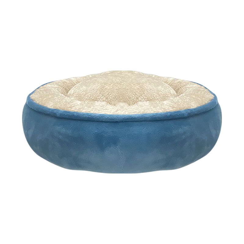 Cama con Borrega para Mascota Chica color Azul ... image number null