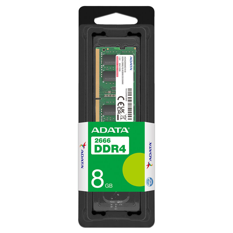 Memoria SODIMM ADATA Premier 8GB, DDR4, 2666MHz... image number null