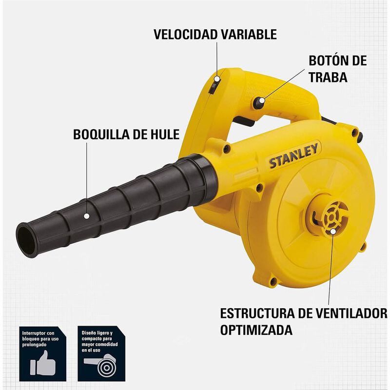 Sopladora / Aspiradora Stanley 600W Profesional... image number null