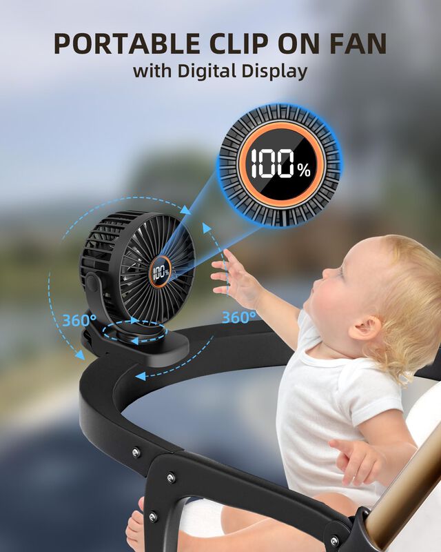 Ventilador Con Clip Tunise Mini, Funciona Con P... image number null