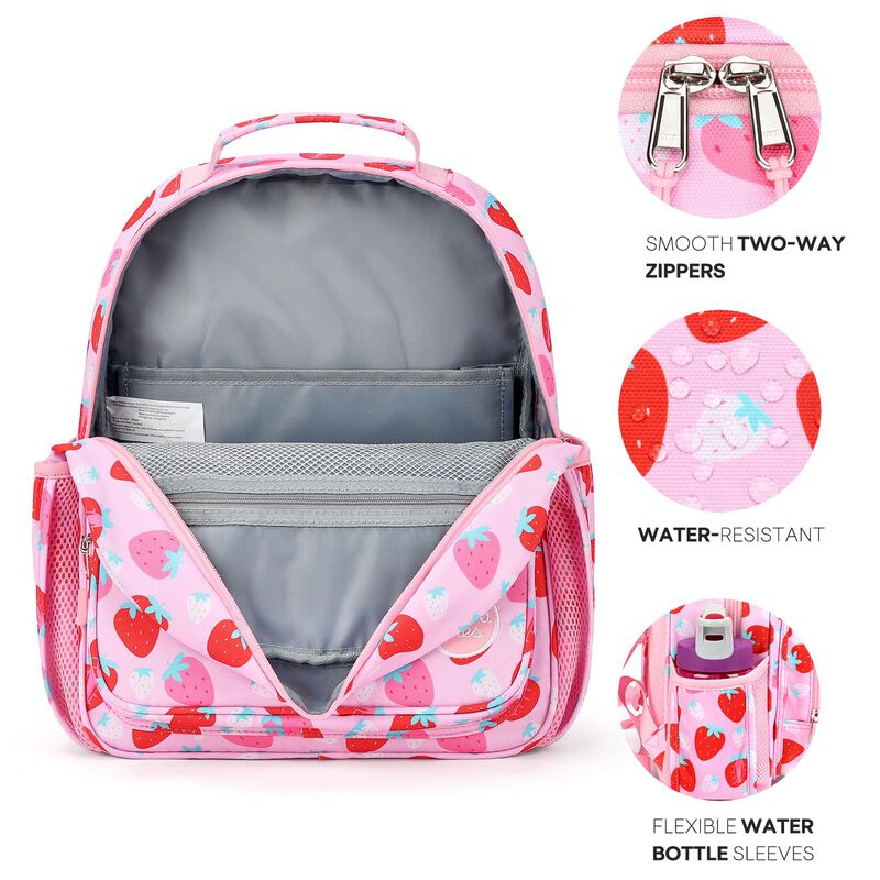 Mochila Para Ni&ntilde;as Mibasies Rosa Fresa 12 l (15... image number null