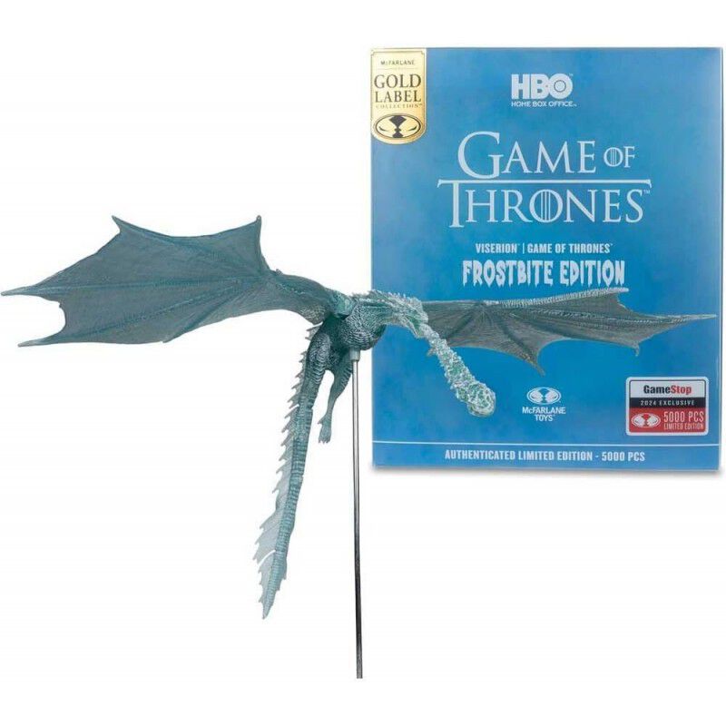 Figura Drag&oacute;n Viserion Juego De Tronos Frostbit... image number null