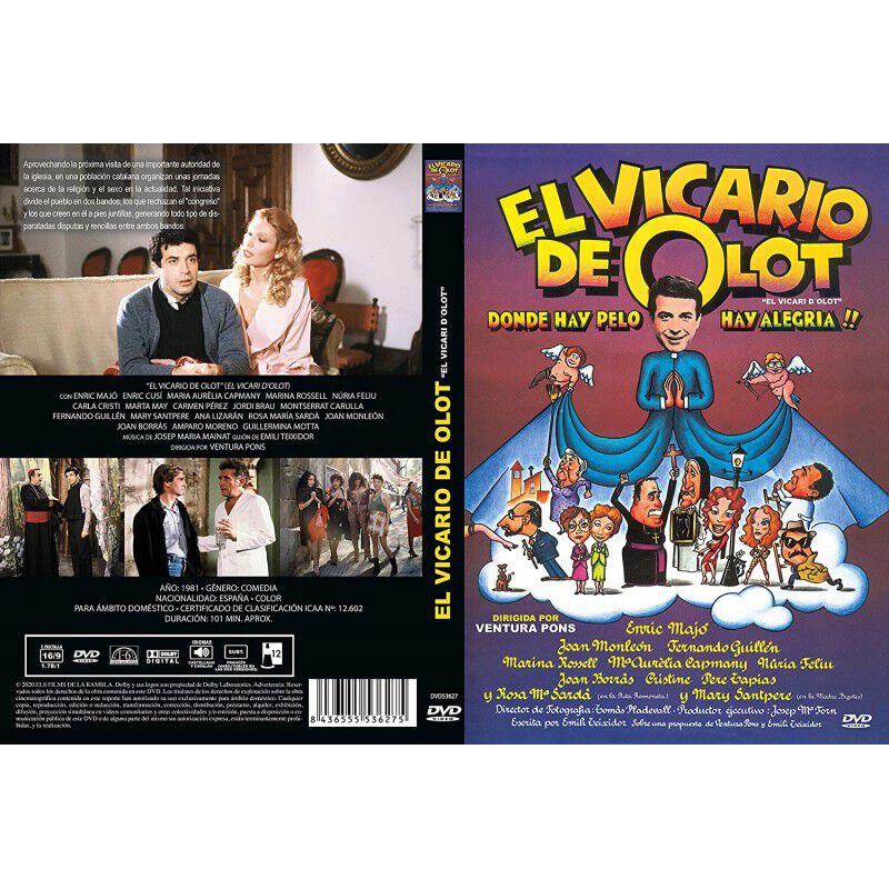 El Vicario De Olot [dvd] (1981) El Vicari D'olo... image number null