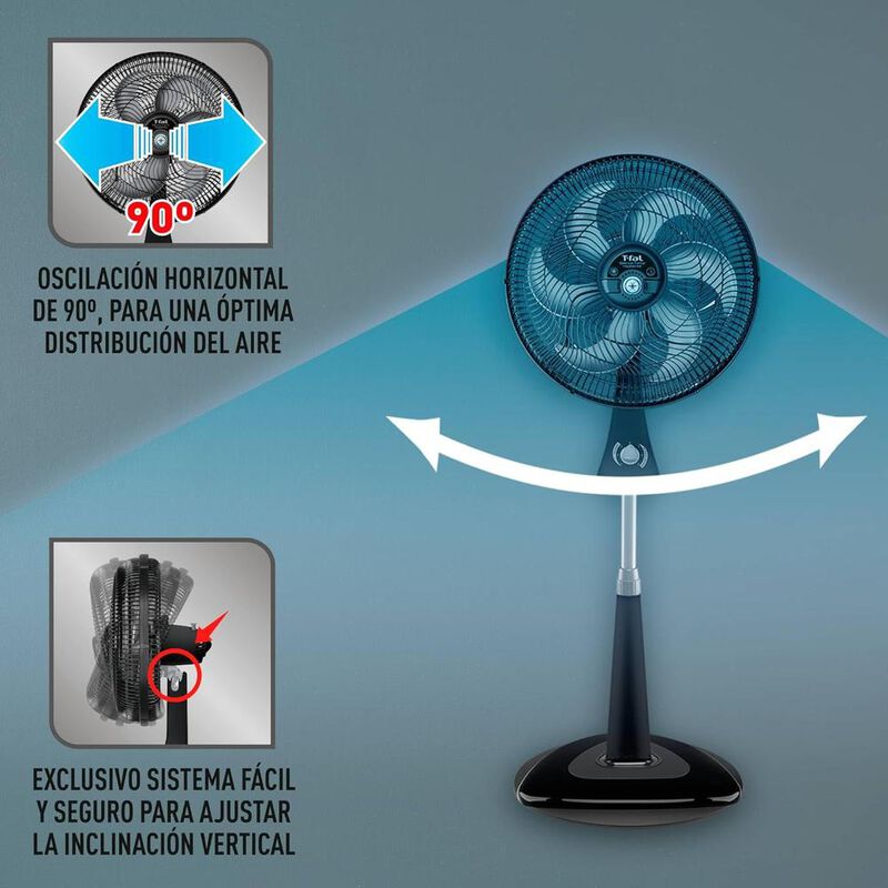 VENTILADOR T-FAL VE77A0X0 TURBO SILENCE 18 PUL ... image number null