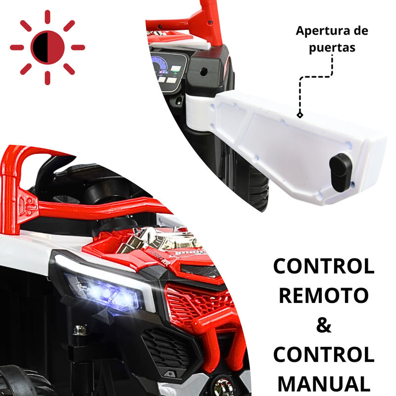 Montable Electrico para Ni&ntilde;os Mini 4x4 Bluetoot... image number null