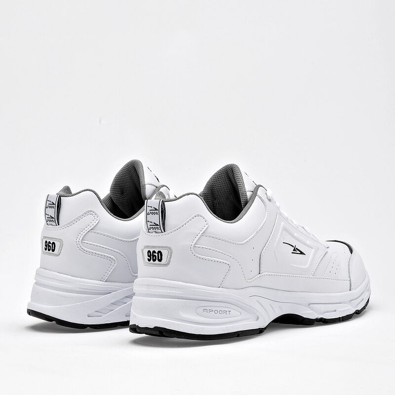 Apoort Tenis deportivo para hombre. Blanco negr... image number null