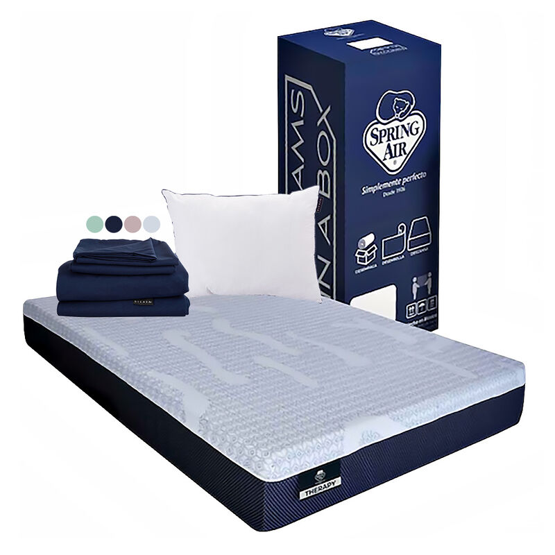 Colch&oacute;n King Size Therapy + Almohada One + 1 ju... image number null