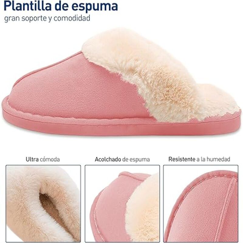 Pantuflas Unisex para Adultos Rosa Talla 27 Blu... image number null