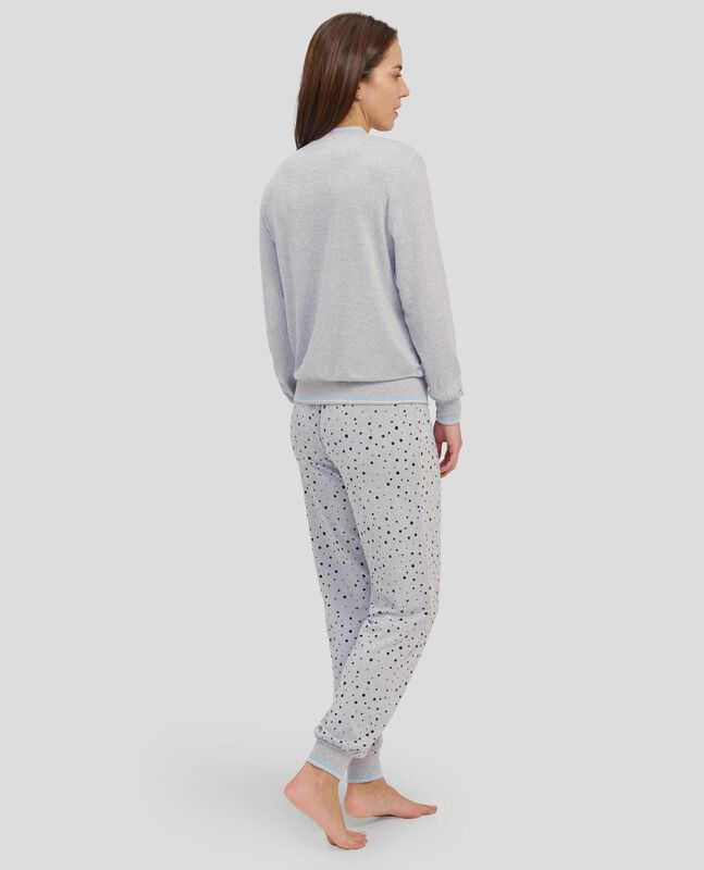 Pijama Vigoré Bordado Gris image number null