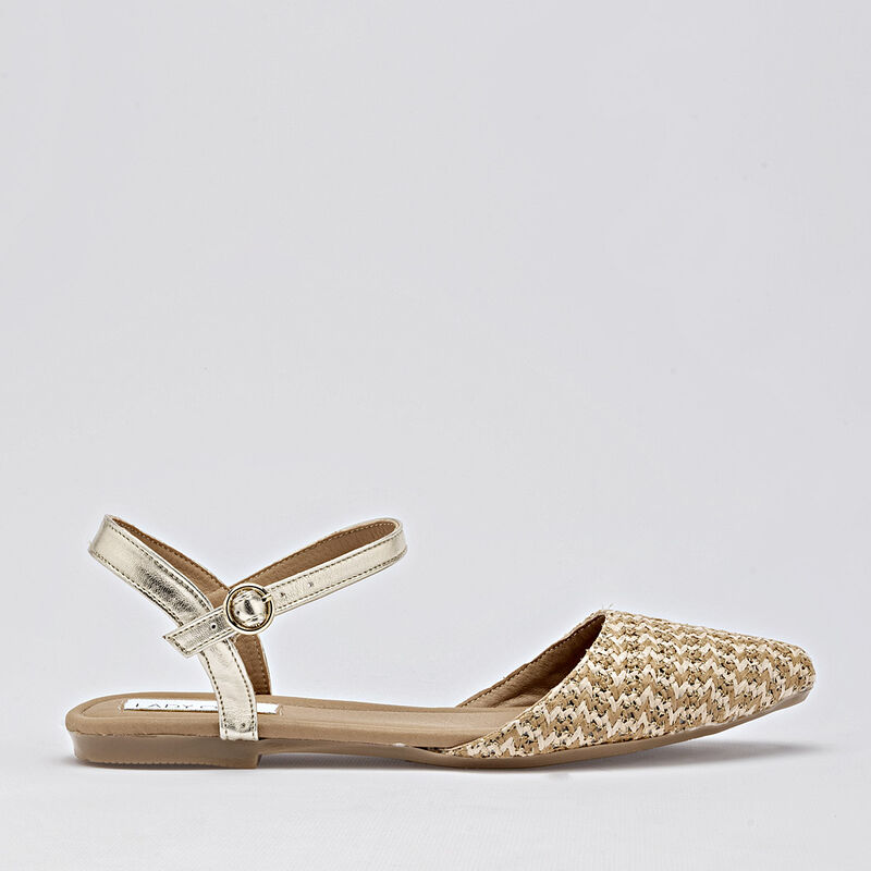 Lady One balerina destalonada para mujer beige ... image number null