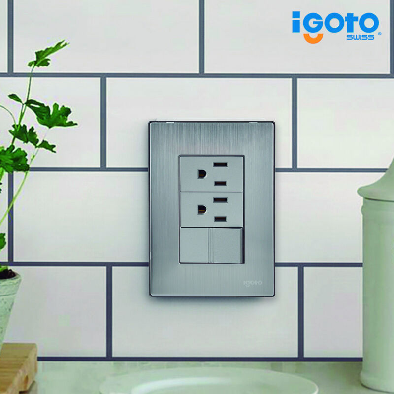 Paquete 5 piezas Placa Armada 1 Apagador Y 2 Co... image number null