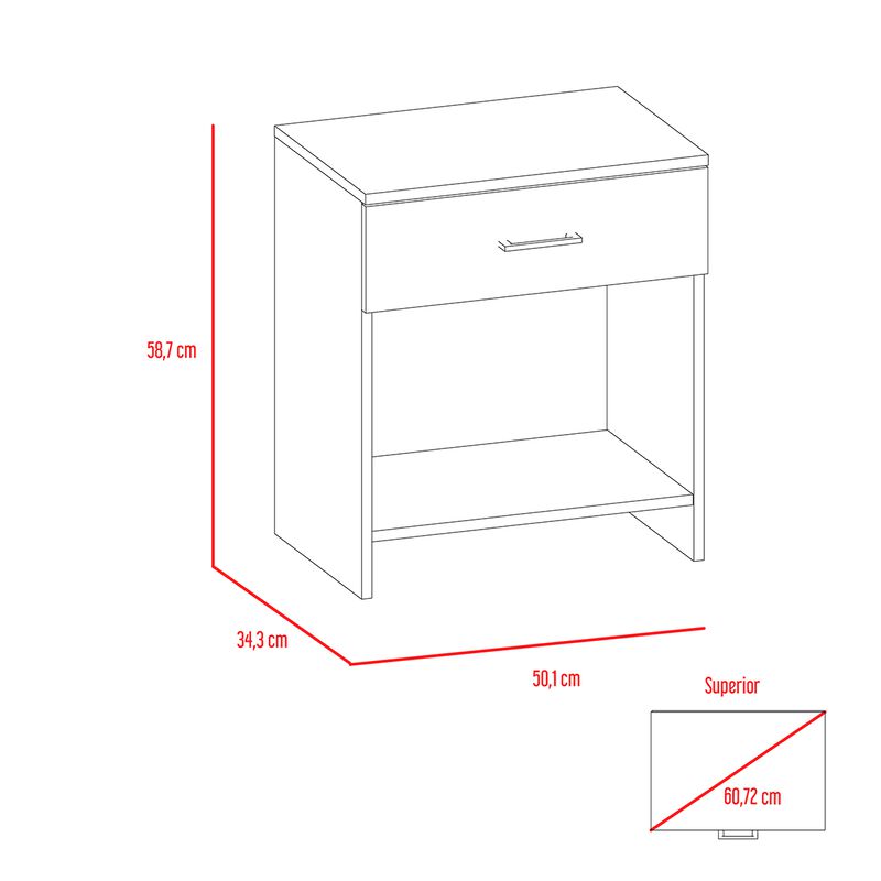 Combo Cabecera + 2 Buros Provenza Queen Size Co... image number null