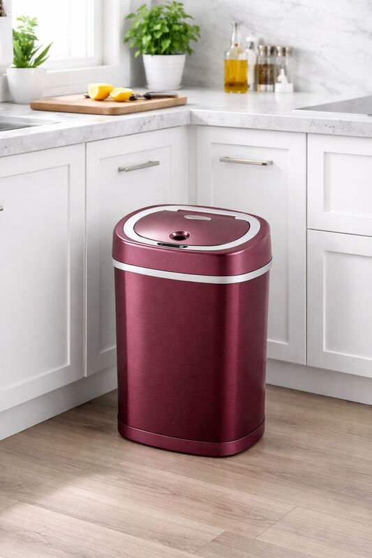 Bote De Basura Autom&aacute;tico Touchless 15l Vino Co... image number null