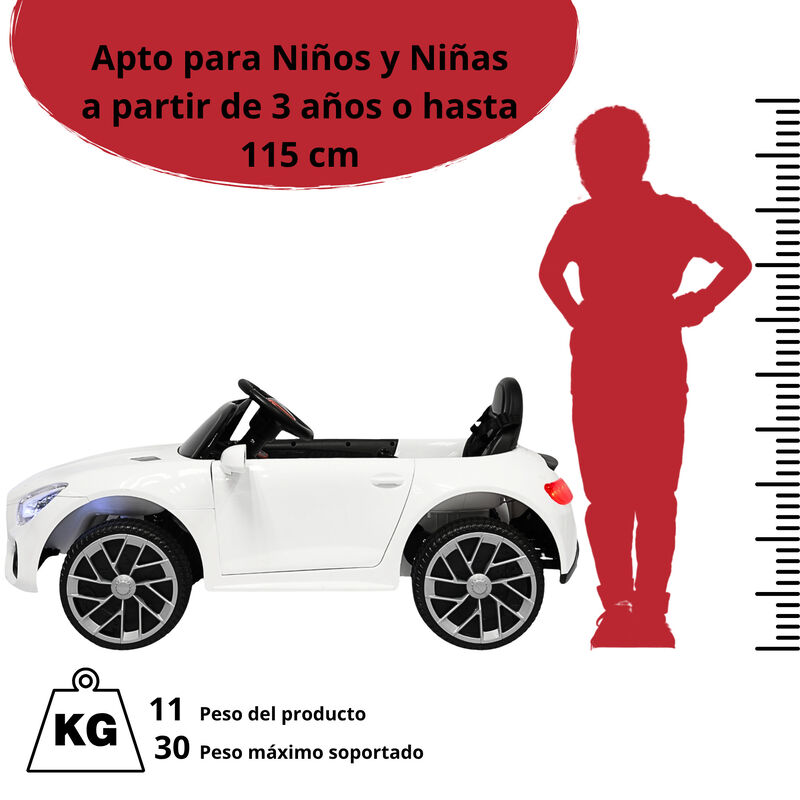 Montable Electrico para Ni&ntilde;os Mini Coche Blueto... image number null