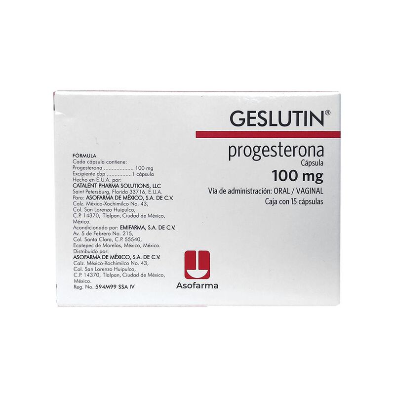 Geslutin 100 Mg 15 C&aacute;psula(s) image number null